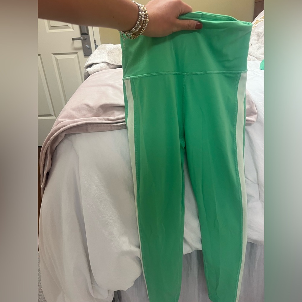 Athleta Elation Colorblock 7/8 Tight and tank Set